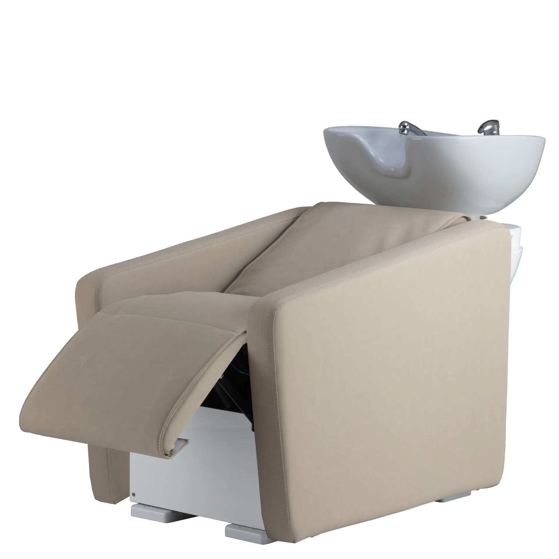 Bac de lavage OLLO RELAX SPA (Noir, Vasque blanche & colonne blanche, Classique, SANS OPTION)