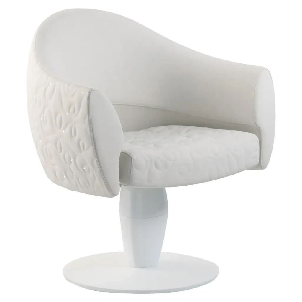 Fauteuil TOSCA (Noir, Rif.9 Aluminium, SANS MOTIF)