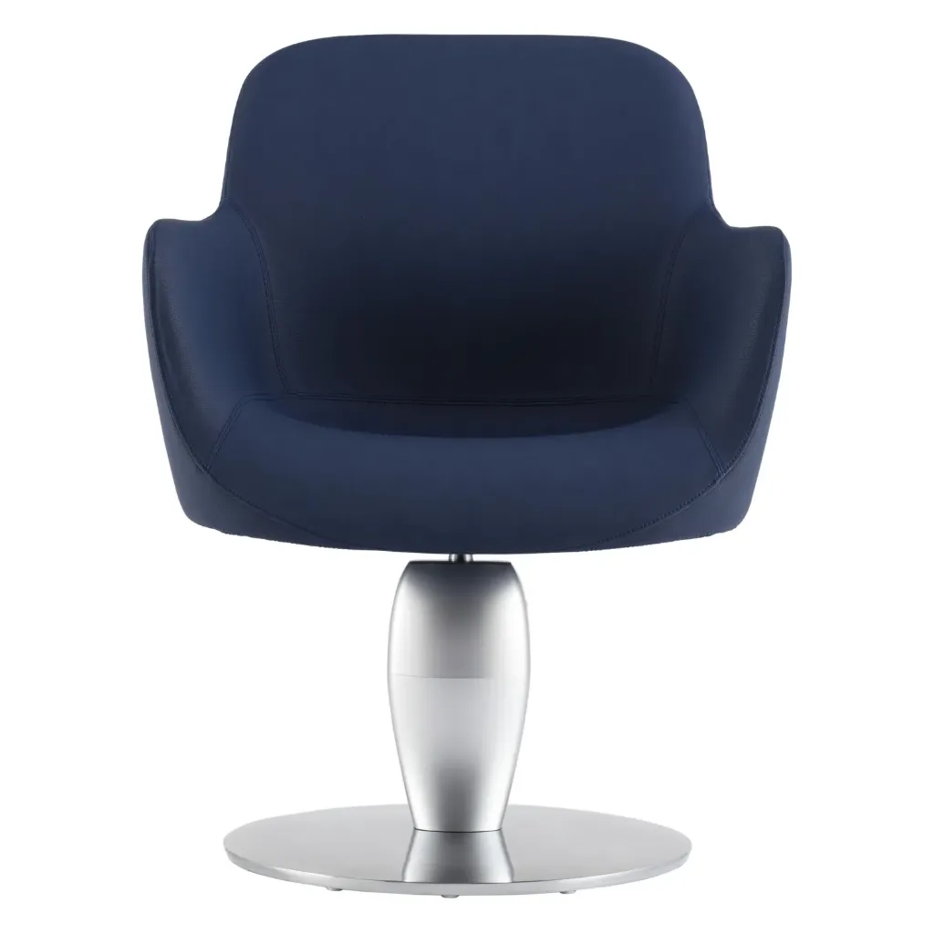 Fauteuil VERUSKA (Noir, Rif.9 Aluminium)